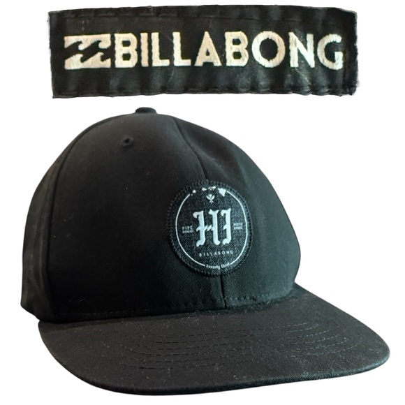 BILLABONG Adjustable Black baseball styled Cap with logos - Picture 1 of 10